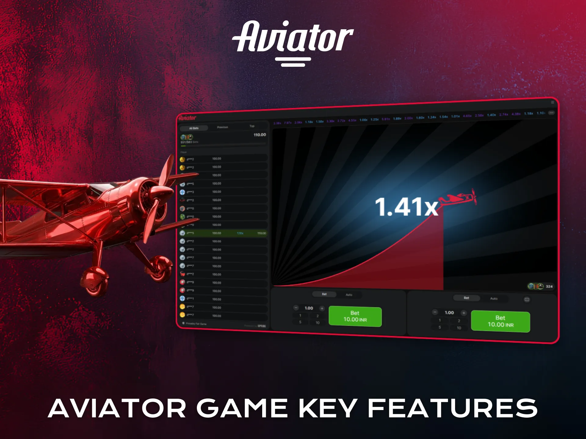 Explore key features that make Aviator fast and exciting.