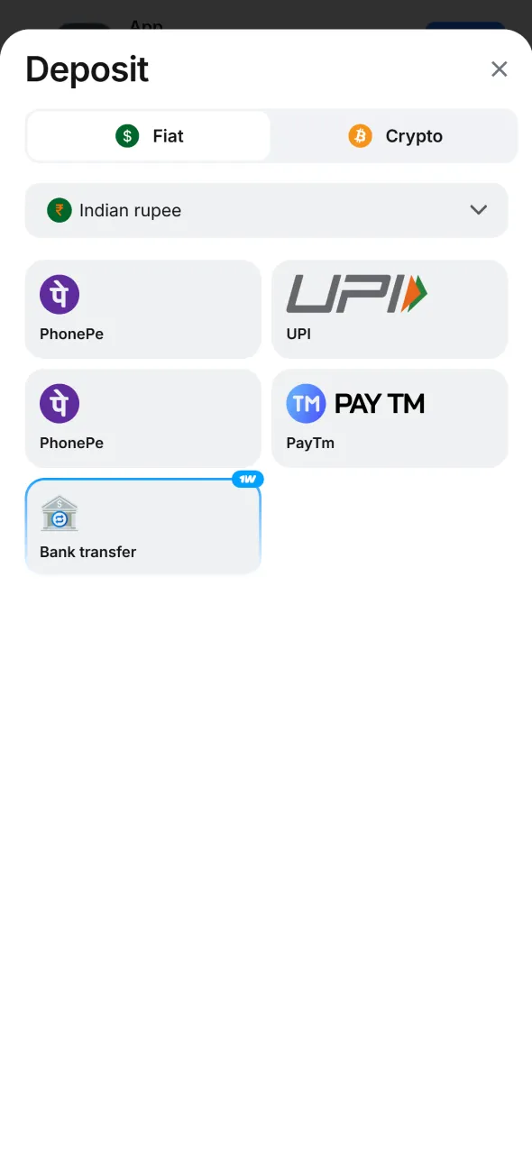 Make a secure deposit to start playing Aviator for real money.