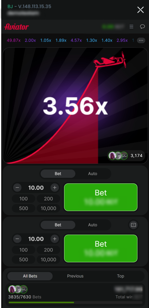 Watch the multiplier climb during Aviator gameplay on Baji Live for big wins.