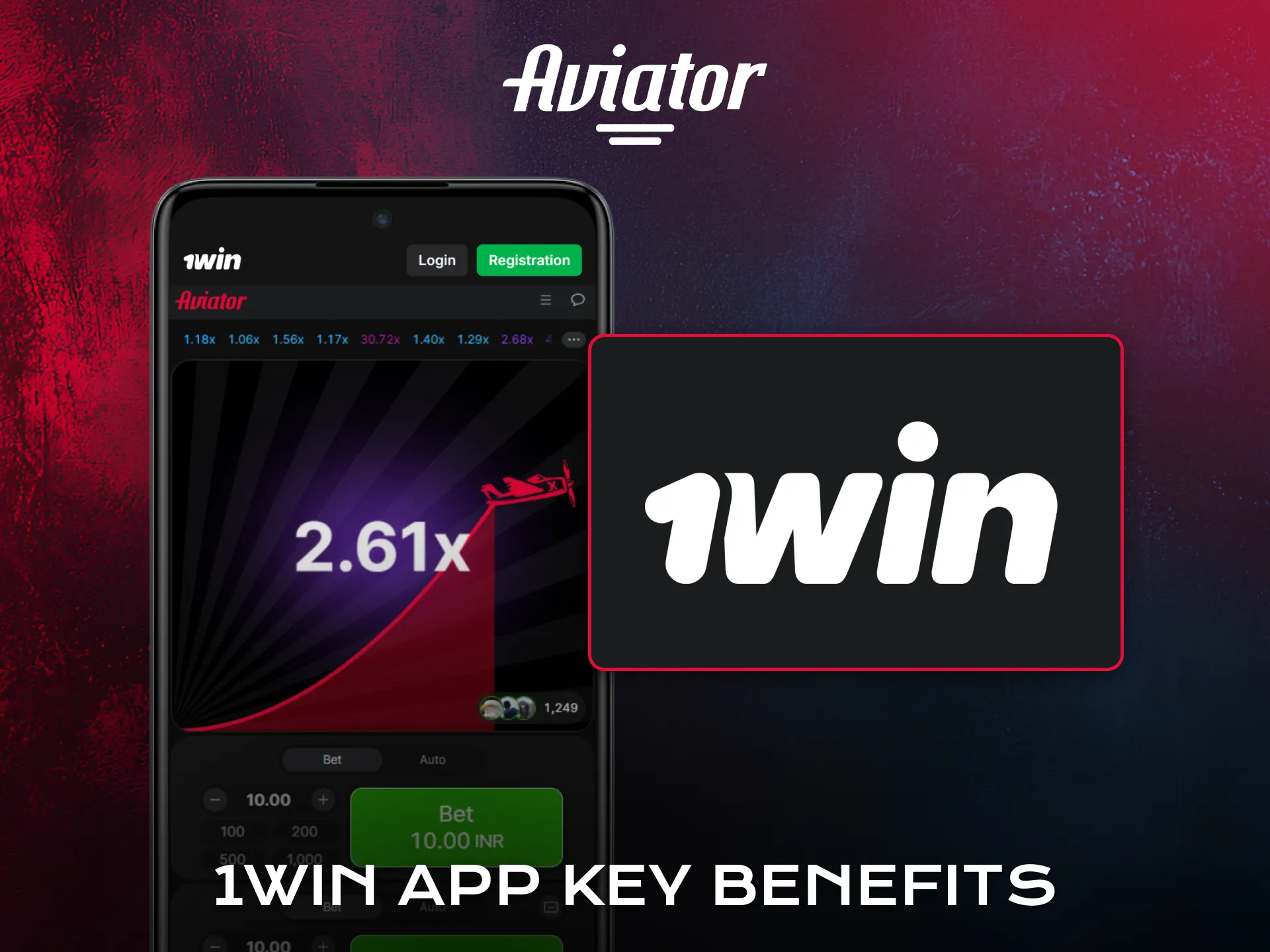 Explore 1win benefits while playing Aviator through a trusted app.