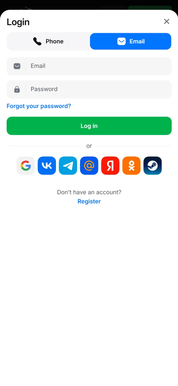 Access the app to start playing Aviator on iOS devices.