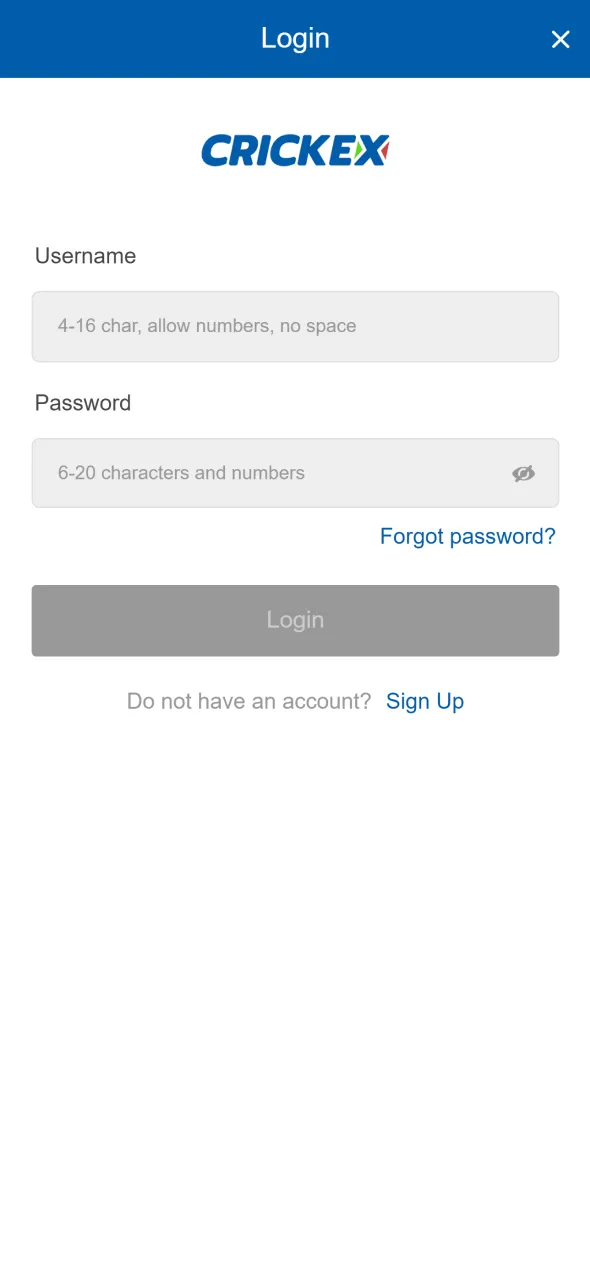 Log in and access Aviator quickly using the Crickex app interface.