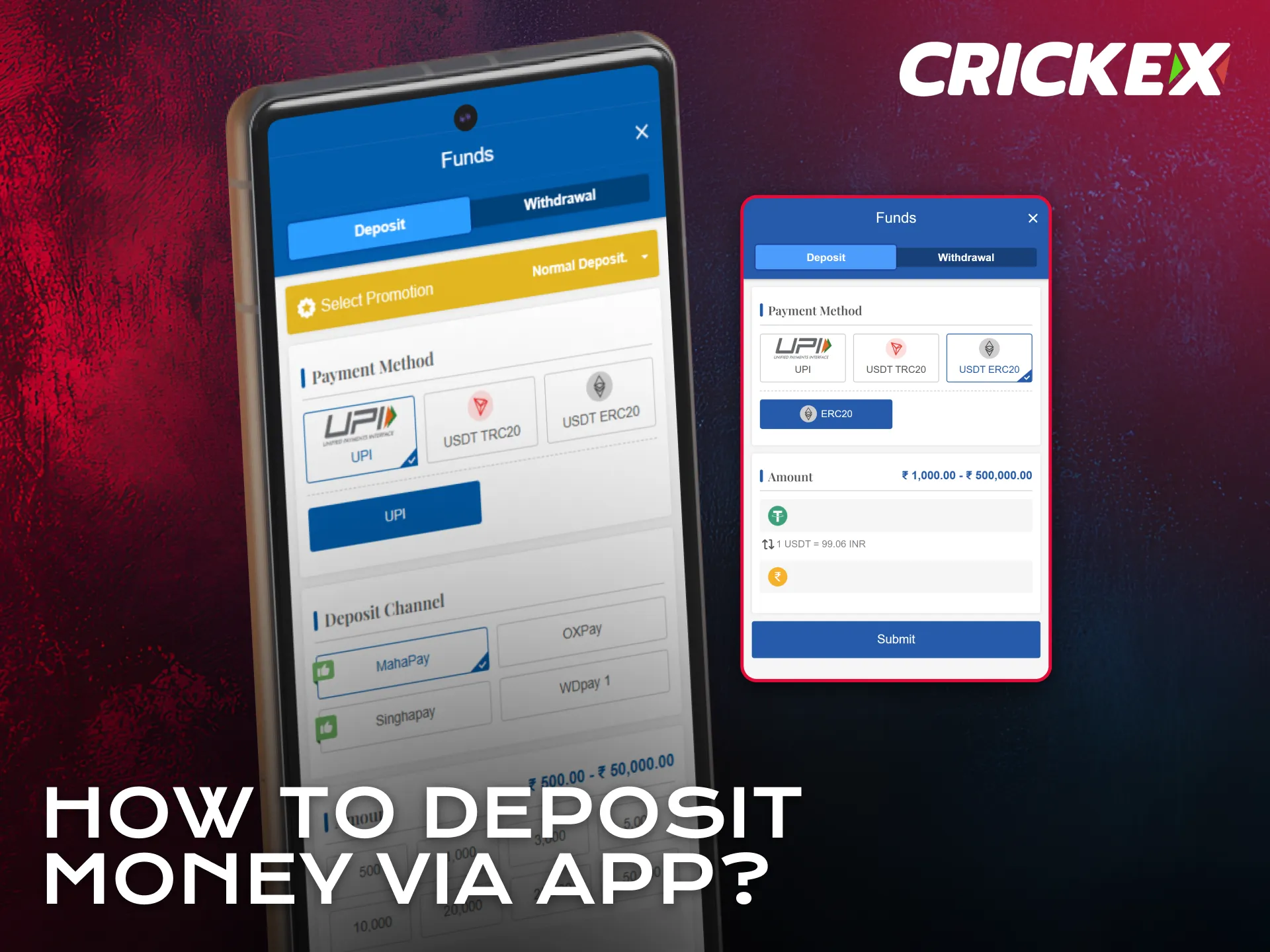 Add funds securely using the Crickex application for Aviator gameplay.
