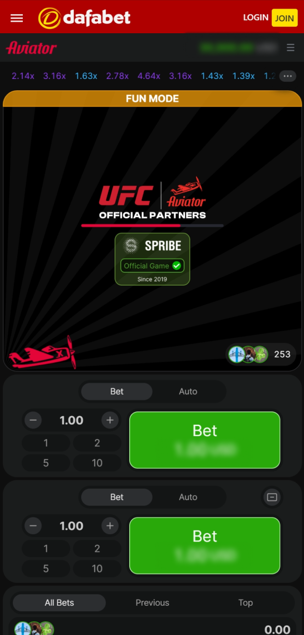 See the Aviator loading screen on Dafabet India before your next flight.