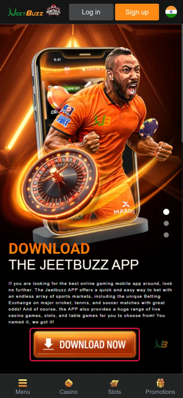 Find the mobile app section to install Aviator from Jeetbuzz.
