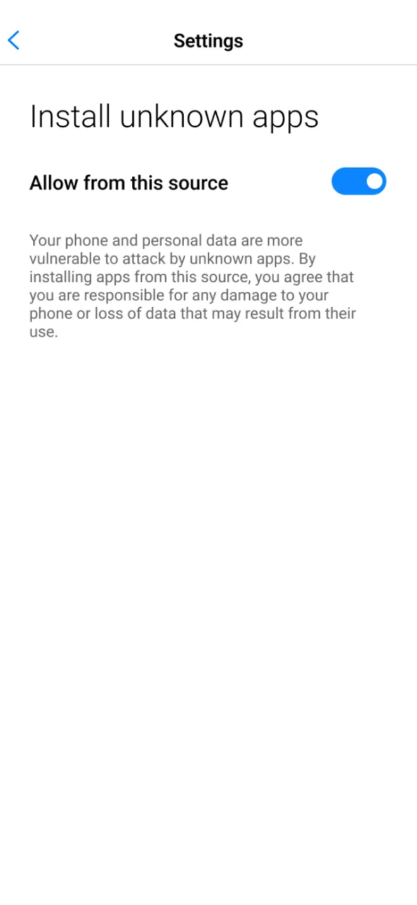 Enable unknown sources to install Aviator via Odds96 application safely.