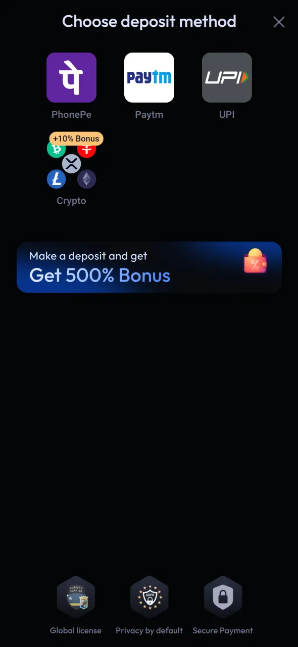 Make a deposit to unlock Aviator gameplay in the Odds96 app.