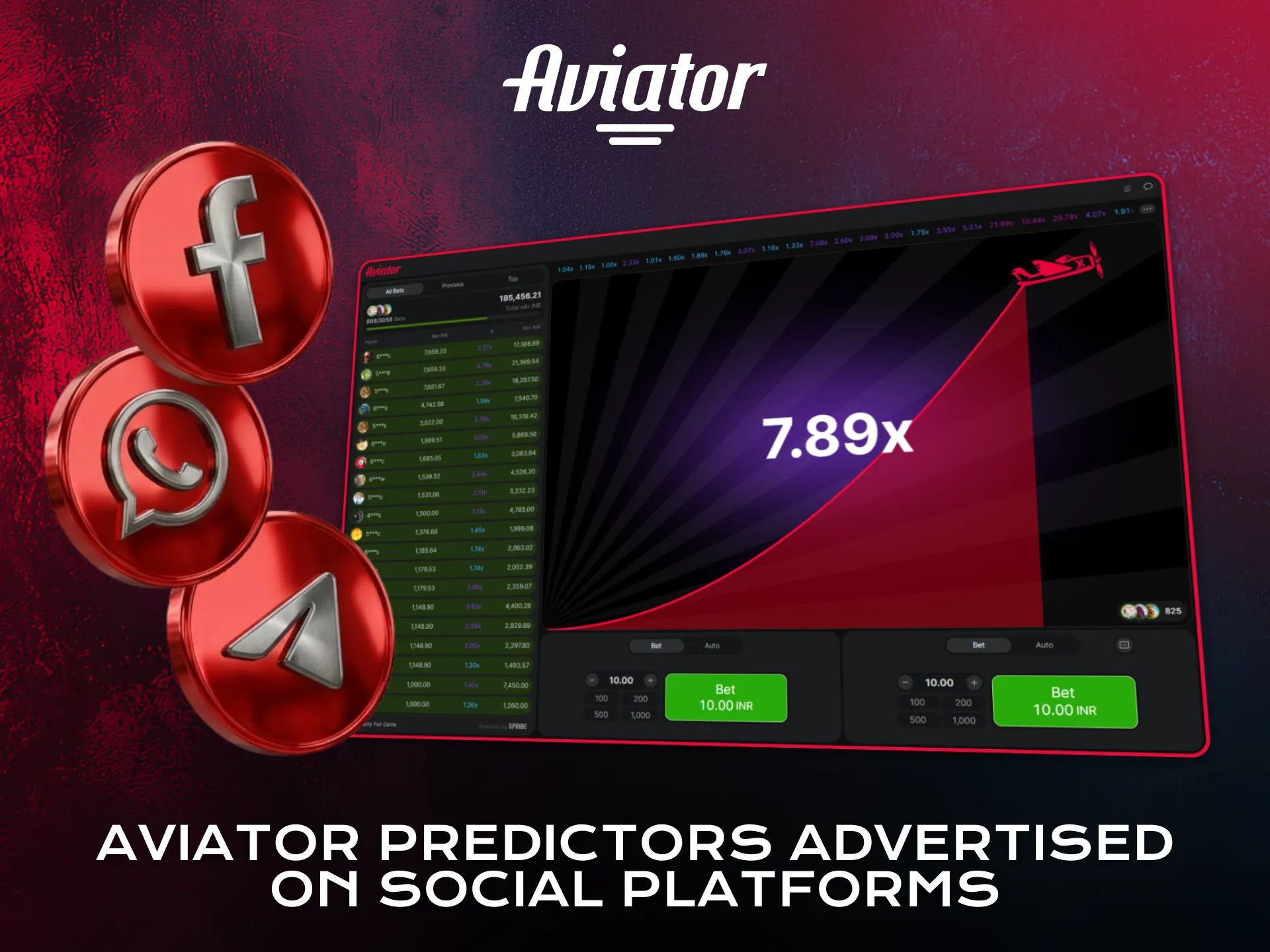 Review Aviator predictors promoted across popular social platforms.