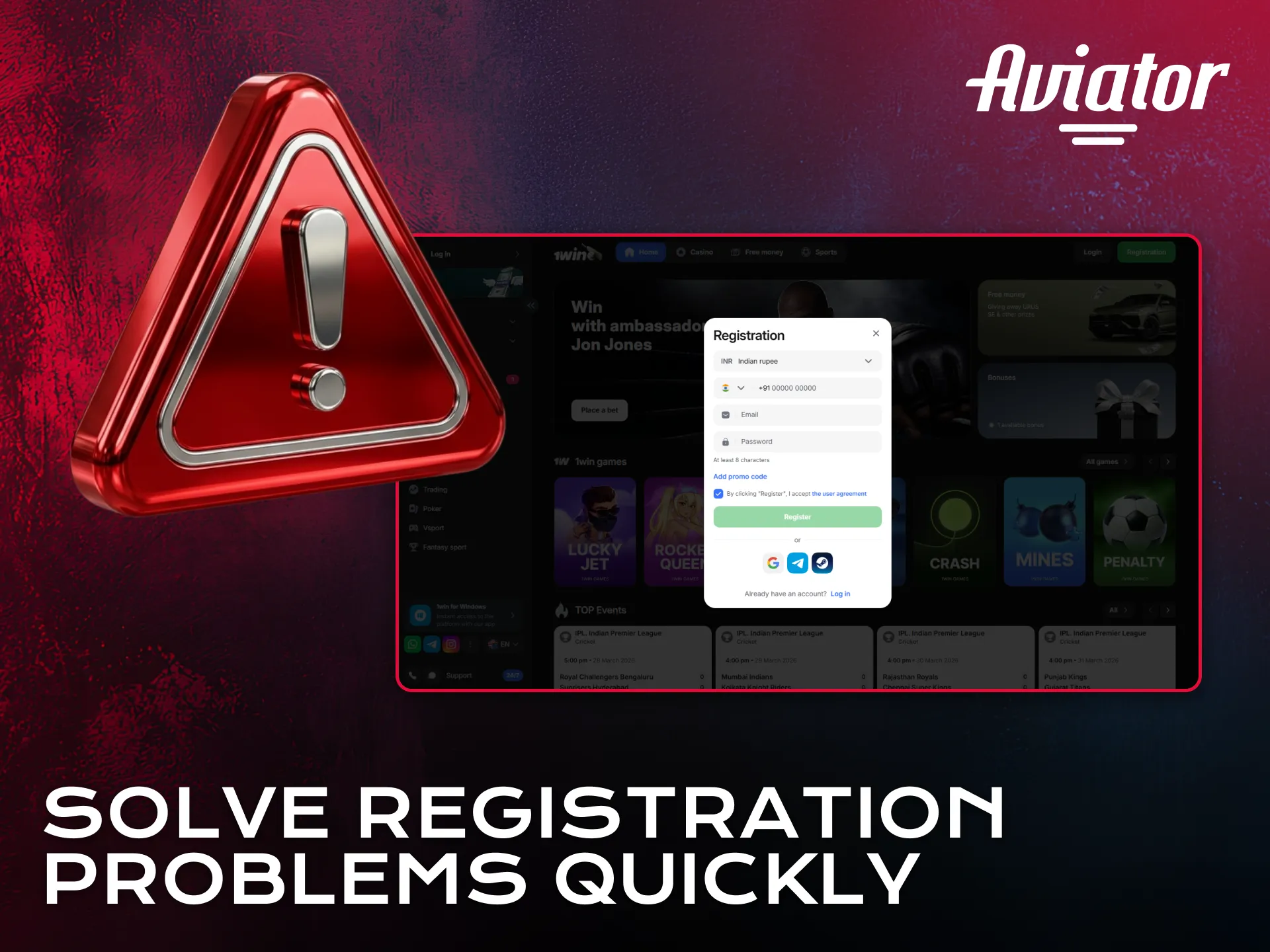 Solve Aviator registration problems easily with helpful tips.