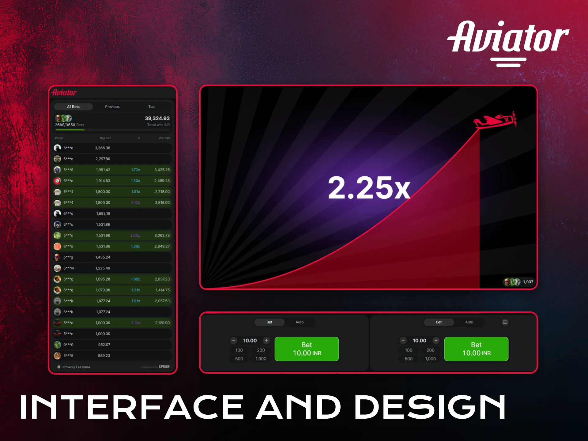 Explore Aviator interface and design for smooth gameplay experience.